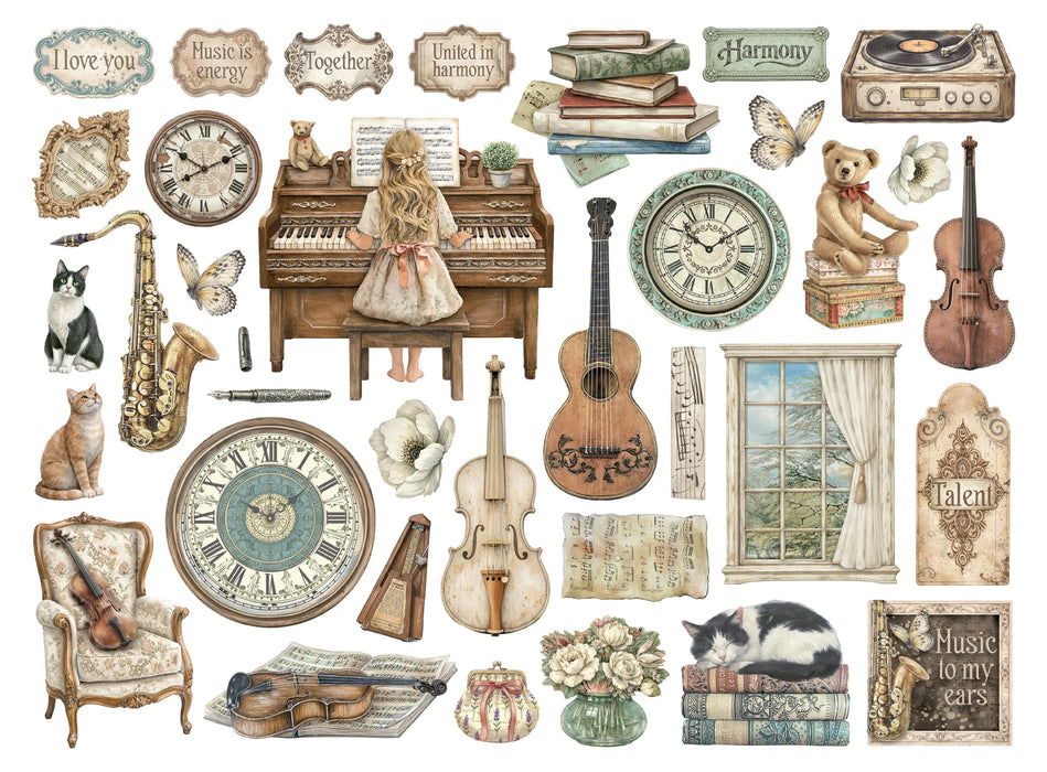 Stamperia Symphony - Die Cuts
