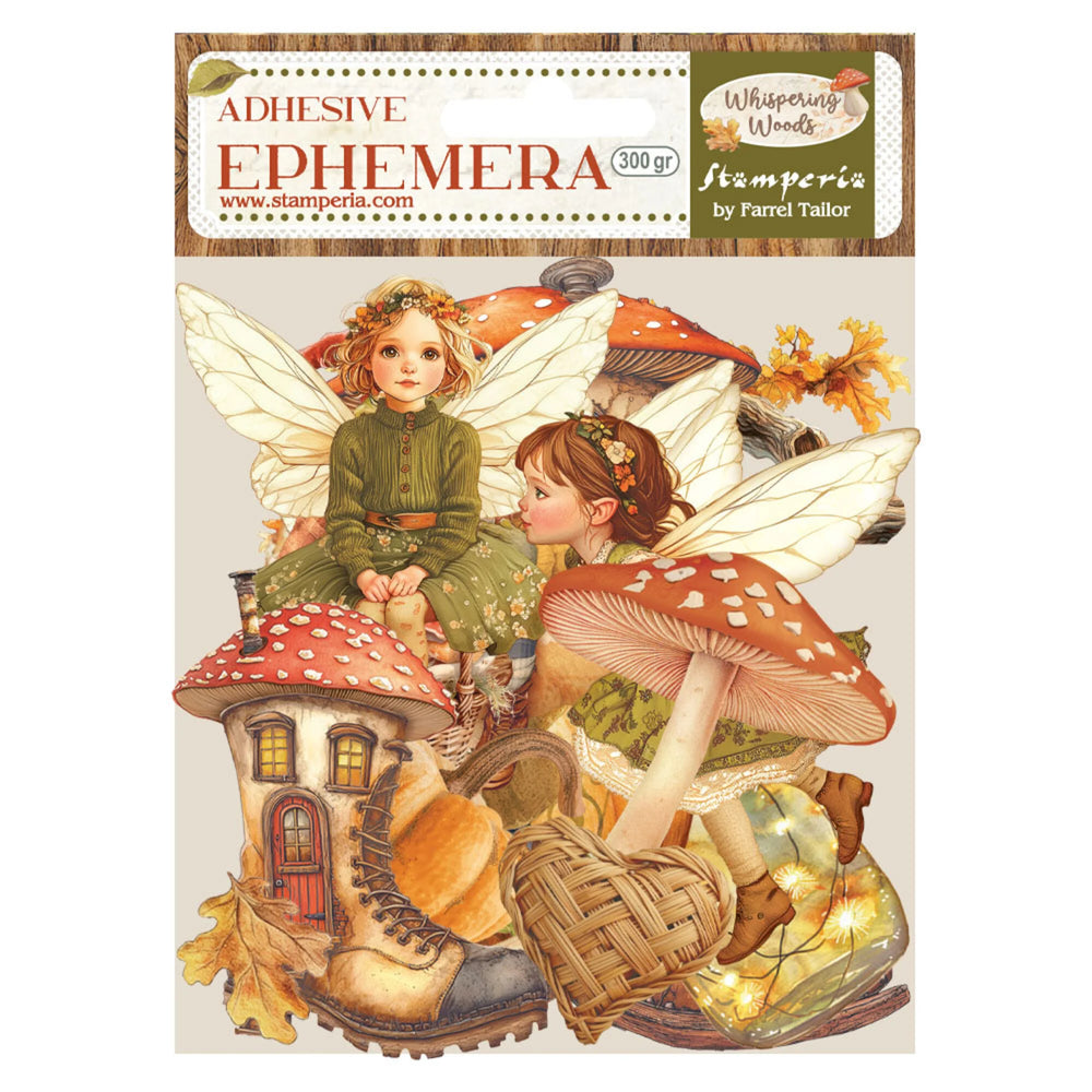 Stamperia Whispering Woods - Adhesive Paper Ephemera