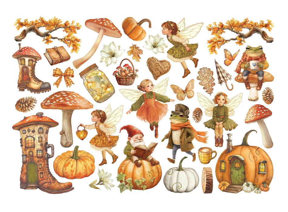 Stamperia Whispering Woods - Adhesive Paper Ephemera