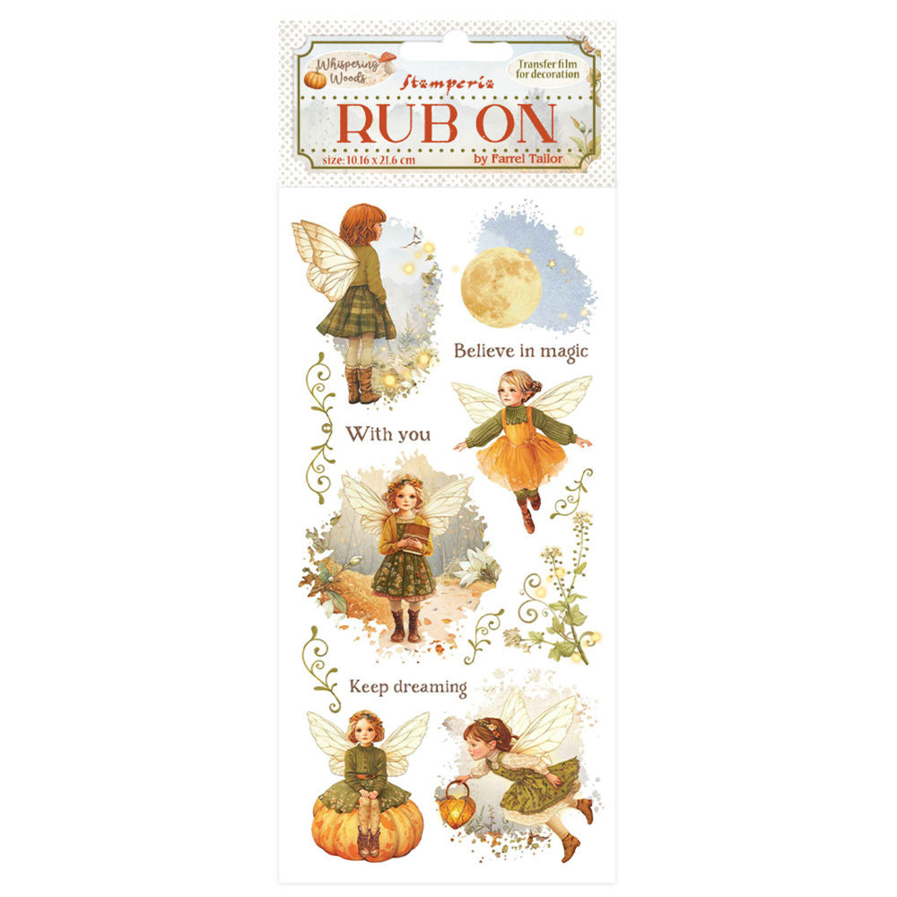 Stamperia Whispering Woods - Fairy Rub-Ons