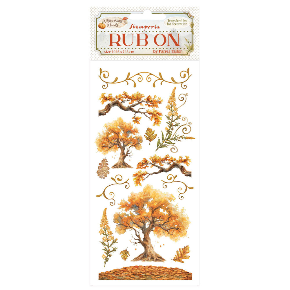 Stamperia Whispering Woods - Oak Rub-Ons