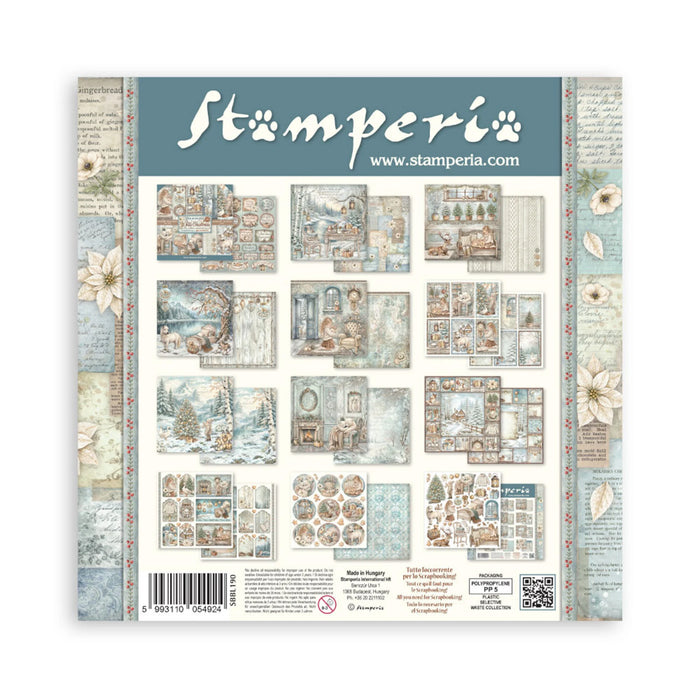 Stamperia White Christmas - 12x12 Paper Pack