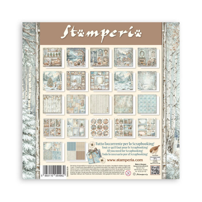 Stamperia White Christmas - 12x12 Maxi Paper Pack