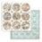 Stamperia White Christmas - Rounds