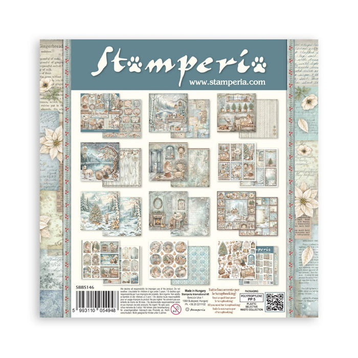 Stamperia White Christmas - 8x8 Paper Pack