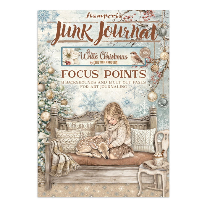 Stamperia White Christmas - Junk Journal A5 Focus Points