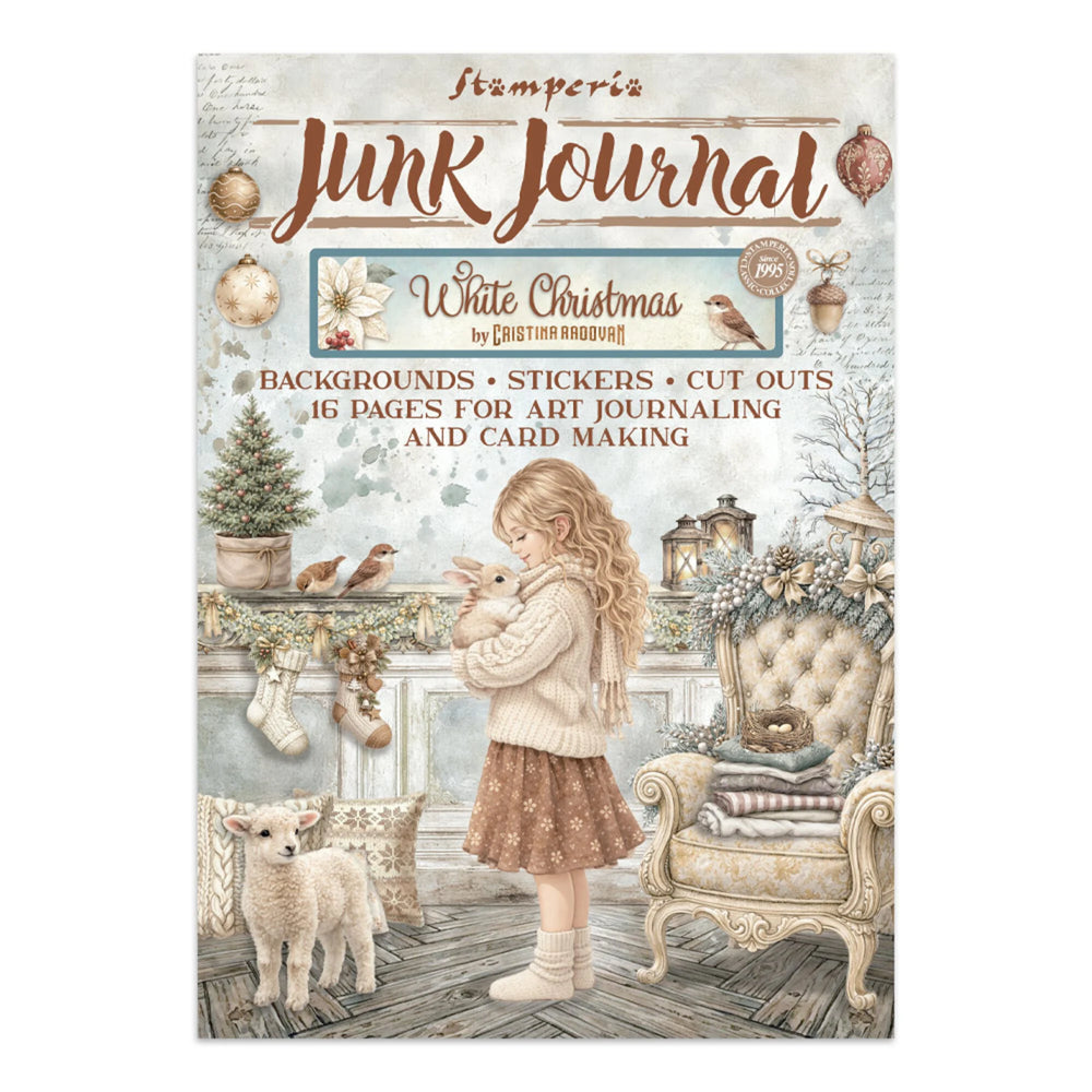 Stamperia White Christmas - Junk Journal