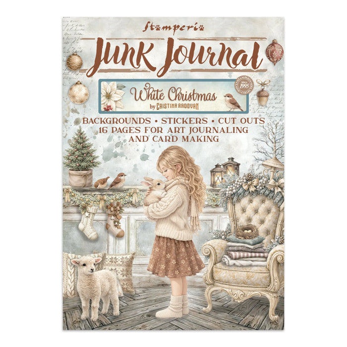 Stamperia White Christmas - Junk Journal