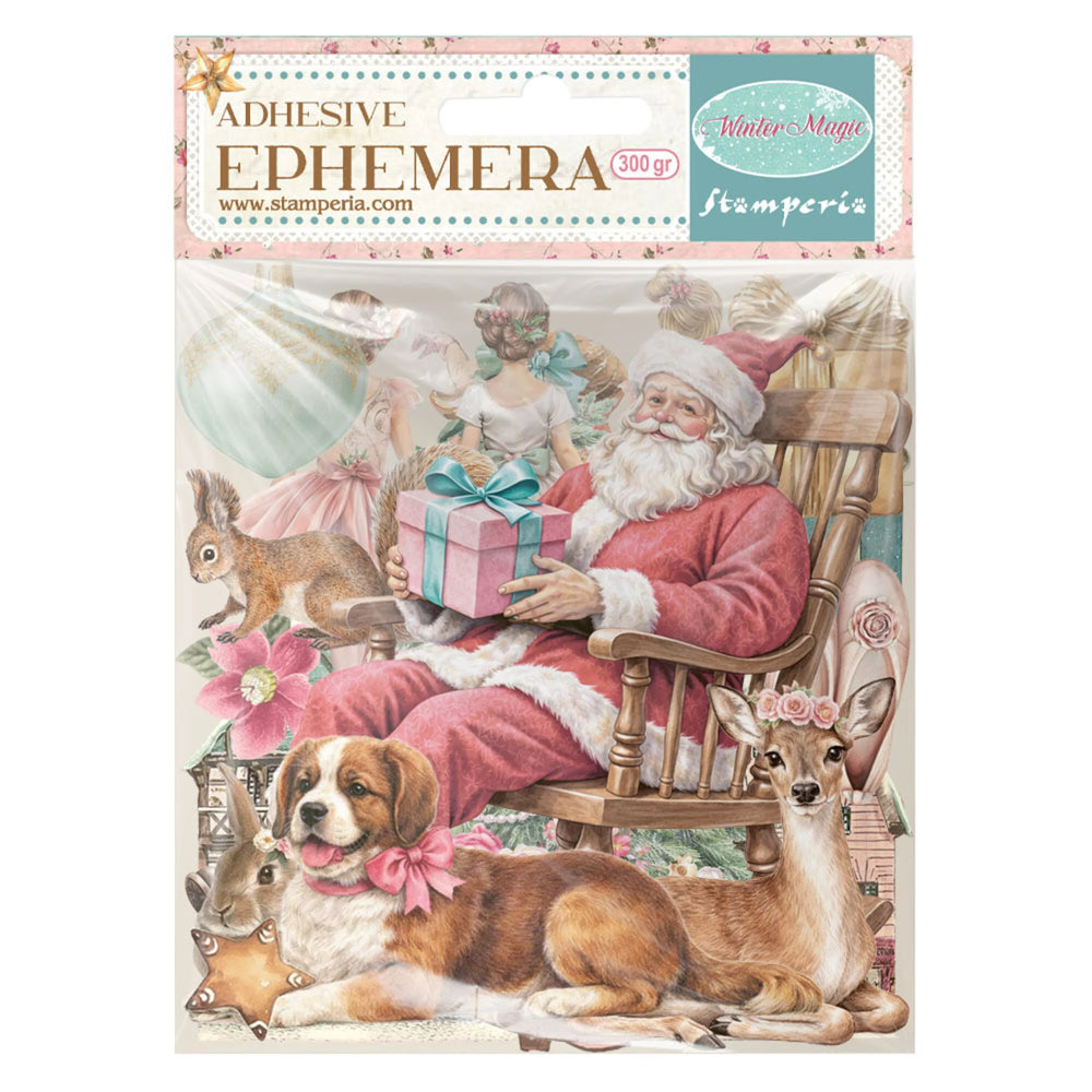 Stamperia Winter Magic - Adhesive Paper Ephemera