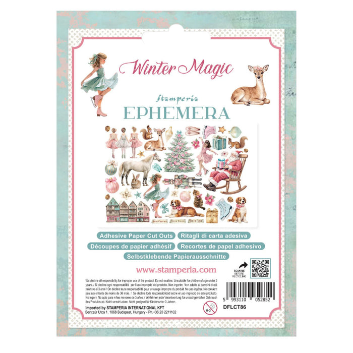 Stamperia Winter Magic - Adhesive Paper Ephemera