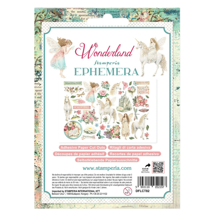 Stamperia Wonderland - Adhesive Ephemera