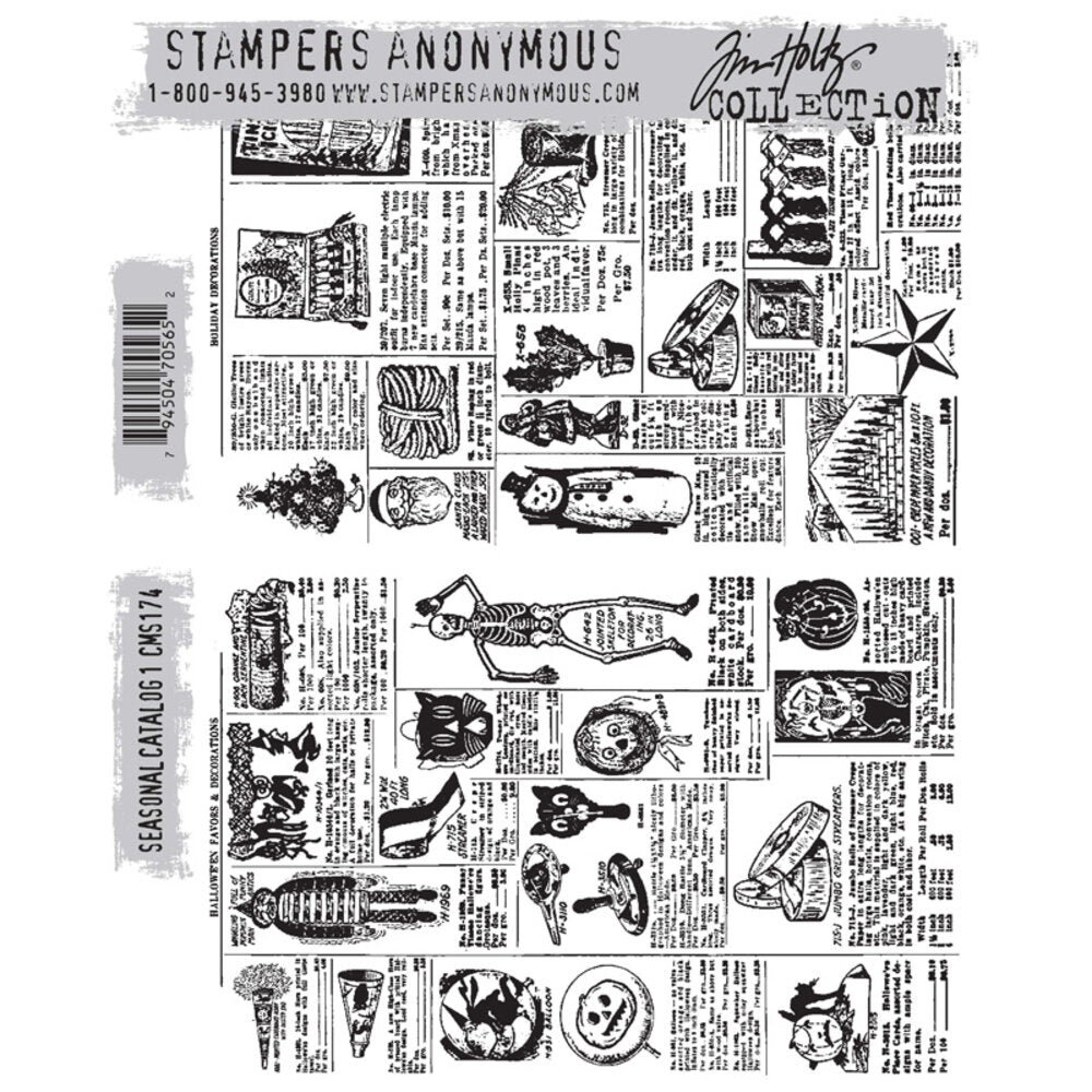 Stampers Anonymous Tim Holtz Collection - Seasonal Catalog 1