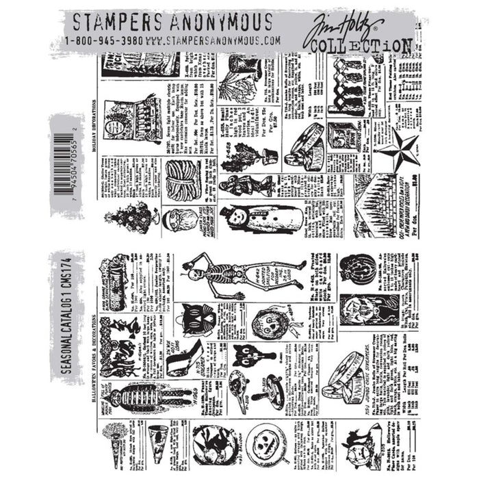 Stampers Anonymous Tim Holtz Collection - Seasonal Catalog 1