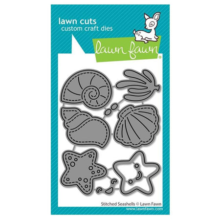 Lawn Fawn Craft Die - Stitched Seashells