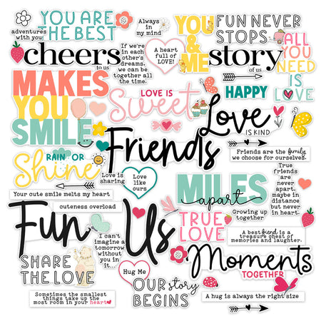 Pretty Little Studio Love Is Kind - Story Of Us Die Cuts