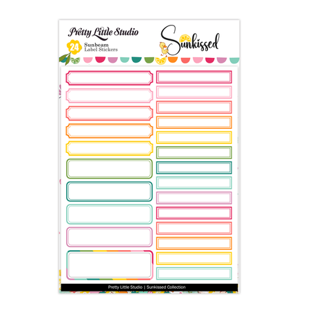 Pretty Little Studio Sunkissed - Sunbeam Label Stickers