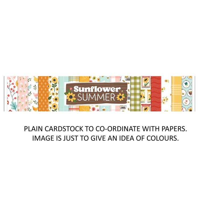 Carta Bella Sunflower Summer - Bazzill Matchmaker Pack