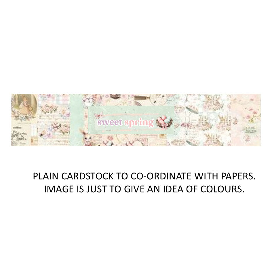 Prima Sweet Spring - Bazzill Plain Matchmaker Pack