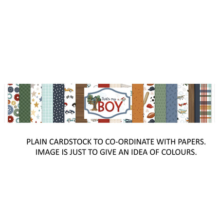 Carta Bella That's My Boy - Bazzill Matchmaker Pack