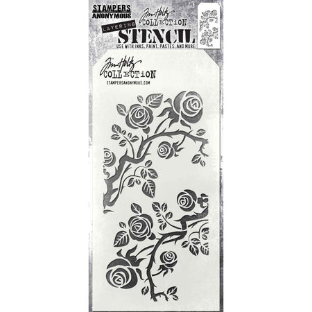 Tim Holtz Layering Stencil - Thorned