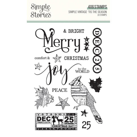 Simple Stories Simple Vintage 'Tis The Season - Clear Stamps