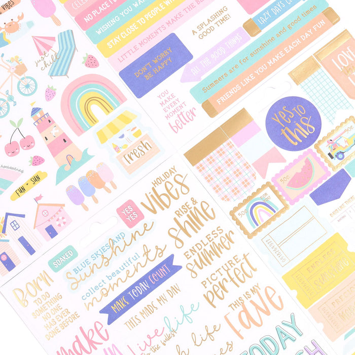 Rosie's Studio Keeping Cool - Cardstock Sticker Pack