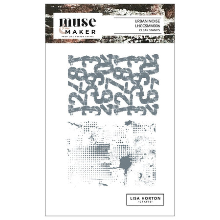 Lisa Horton Crafts Muse & Maker Clear Stamps - Urban Noise