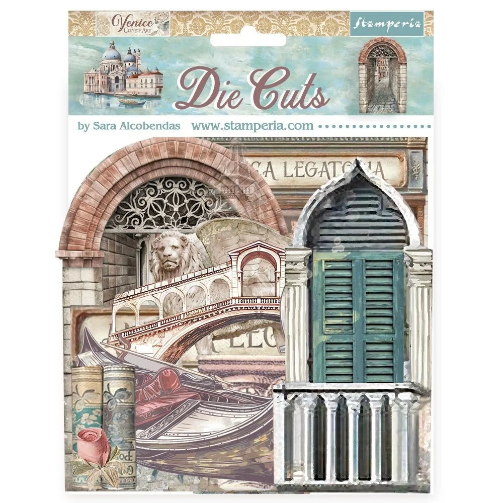 Stamperia Venice City Of Art - Die Cuts