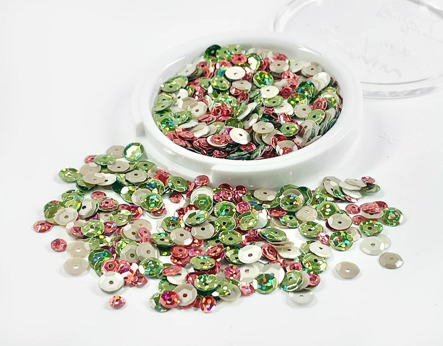 Picket Fence Studios Sequin Mix - Vintage Christmas