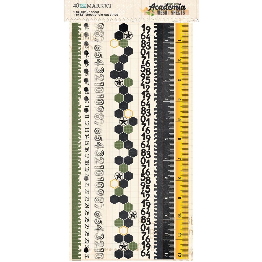 49 & Market Academia - Washi Tape Sheets