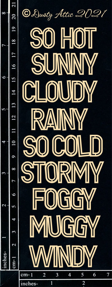 Dusty Attic - Weather Words