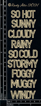 Dusty Attic - Weather Words