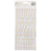 American Crafts Vicki Boutin Where To Next - Foil Chipboard Letter Thickers