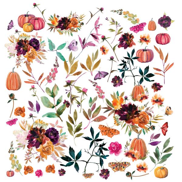 49 & Market ARToptions Spice - Laser Cut Elements Wildflowers