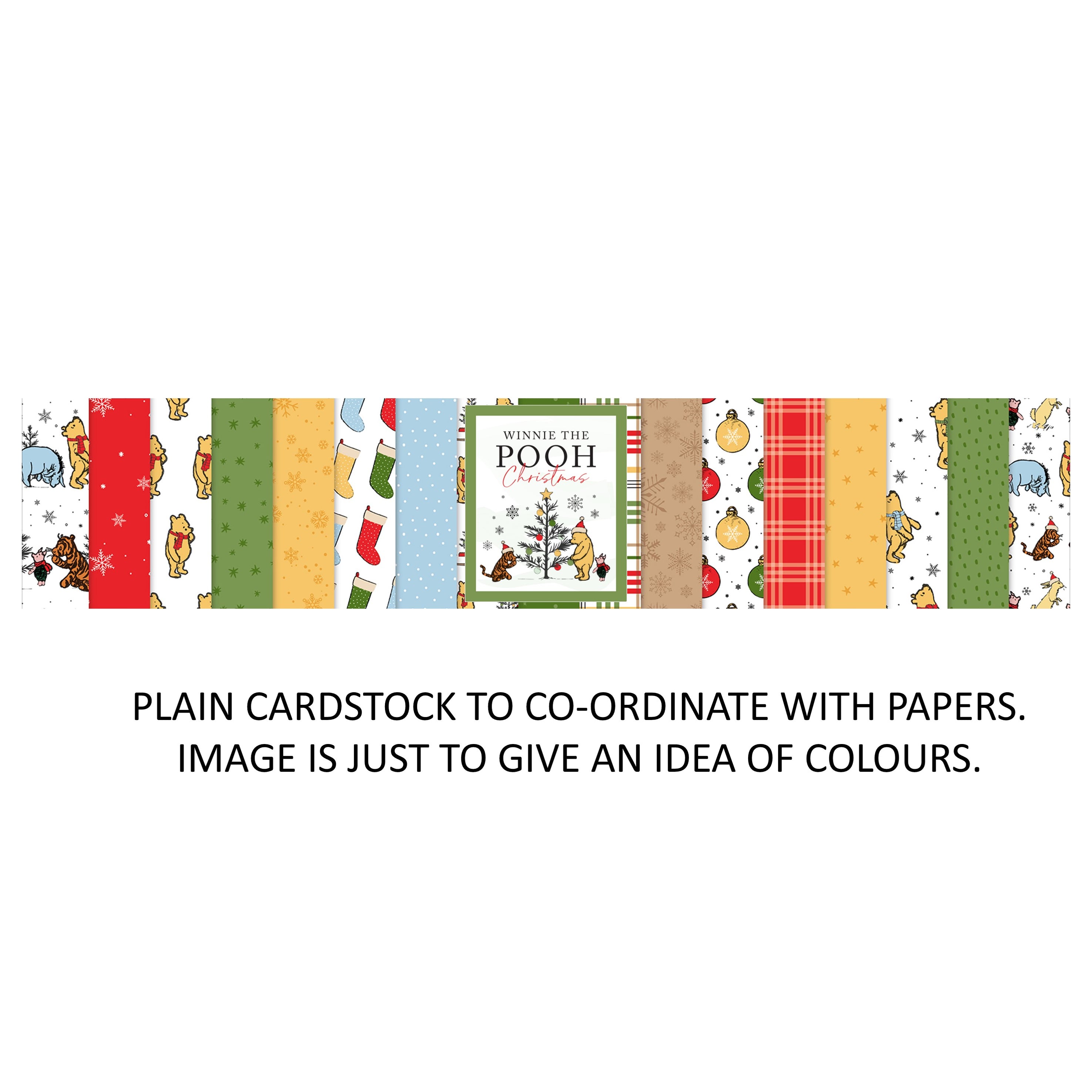 Echo Park Winnie The Pooh Christmas - Bazzill Matchmaker Pack — Papermaze