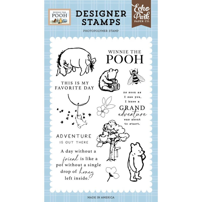 Echo Park Winnie The Pooh - Winnie The Pooh Stamps
