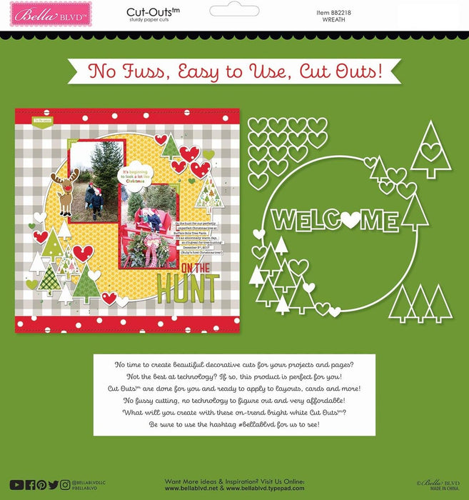 Bella Blvd Santa Squad - Wreath Cut-Outs