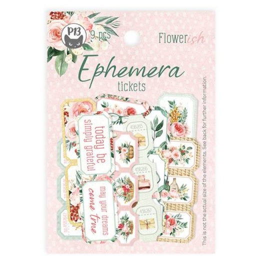 P13 Flowerish - Ephemera Tickets