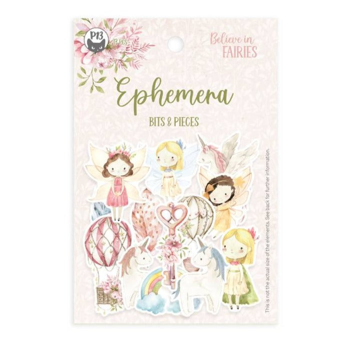 P13 Believe In Fairies - Ephemera Bits & Pieces