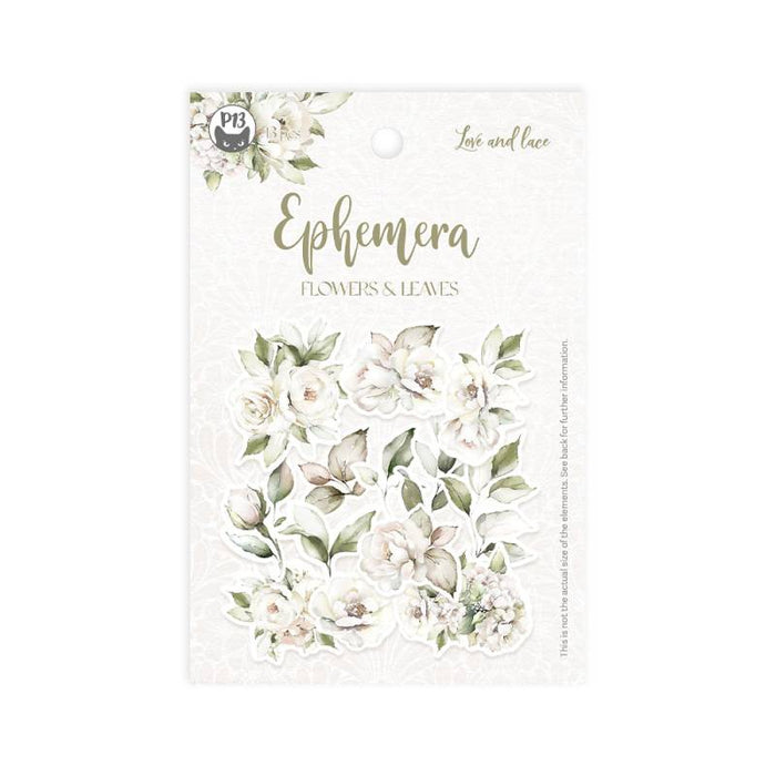 P13 Love And Lace - Ephemera Flowers & Leaves