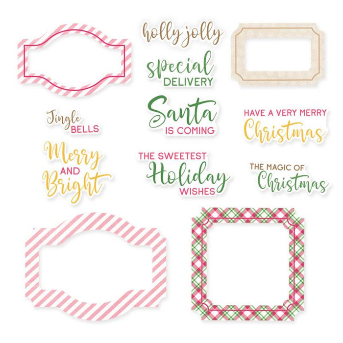 P13 Santa's Workshop - Ephemera Frames & Words