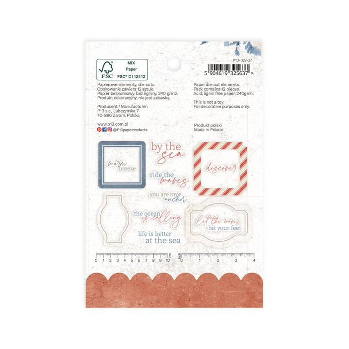 P13 Sea La Vie - Ephemera Frames & Words