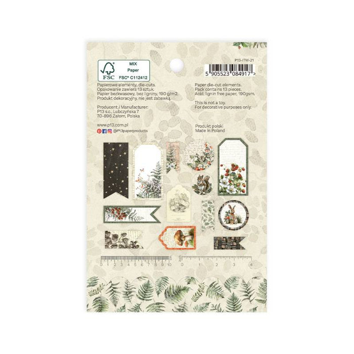 P13 Into The Woods - Ephemera Mixed Tags