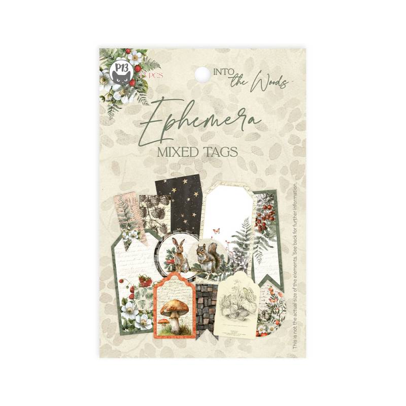P13 Into The Woods - Ephemera Mixed Tags