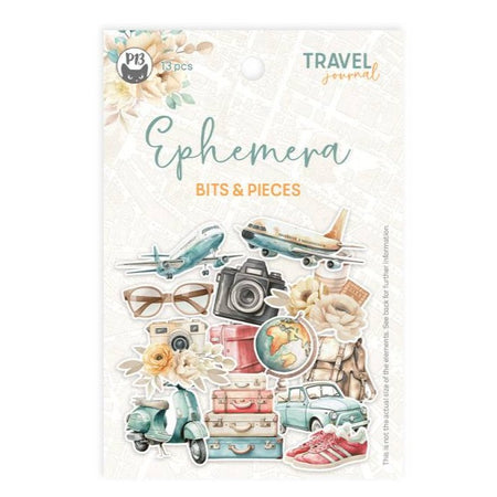 P13 Travel Journal - Ephemera Bits & Pieces