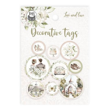P13 Love And Lace - Decorative Tag Set #1