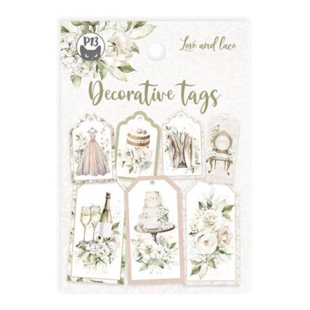 P13 Love And Lace - Decorative Tag Set #3