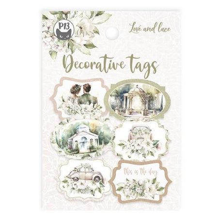 P13 Love And Lace - Decorative Tag Set #4