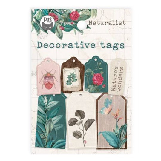 P13 Naturalist - Decorative Tag Set #3 — Papermaze