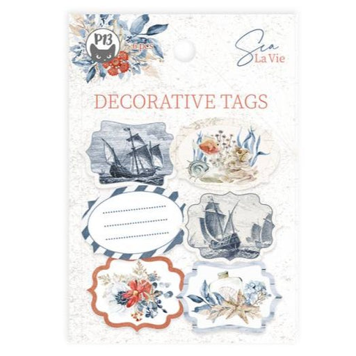 P13 Sea La Vie - Decorative Tag Set #4